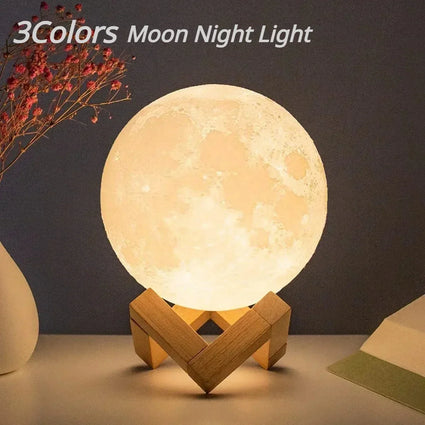 LED Moon Lamp | LED Moon Table Lamp | TrueLuminescence