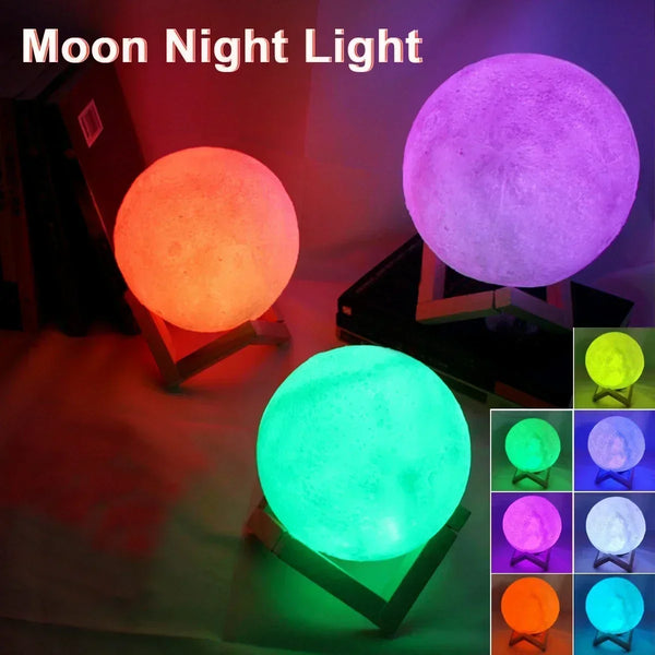 LED Moon Lamp | LED Moon Table Lamp | TrueLuminescence