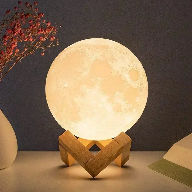 LED Moon Lamp | LED Moon Table Lamp | TrueLuminescence