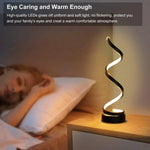 Spiral LED Table Lamp | Modern Spiral Table Lamp | TrueLuminescence