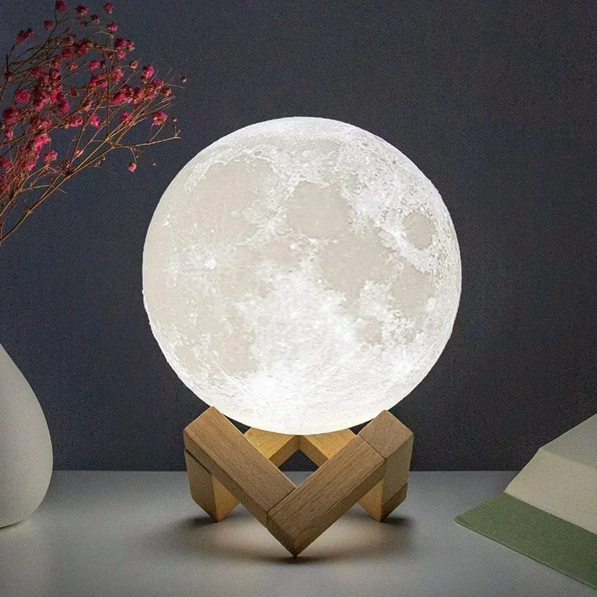 LED Moon Lamp | LED Moon Table Lamp | TrueLuminescence