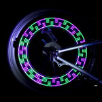 USB Rechargeable RGB Bike Wheel Light - 30-LED Neon Rim & Spoke Decor