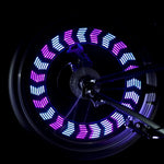 USB Rechargeable RGB Bike Wheel Light - 30-LED Neon Rim & Spoke Decor